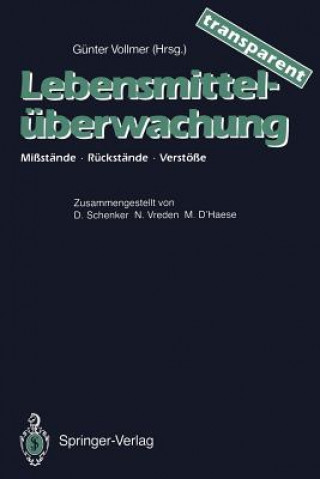 Książka Lebensmittel-überwachung transparent Günter Vollmer