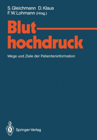 Kniha Bluthochdruck Sigrid Gleichmann