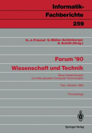 Book Forum '90 Wissenschaft und Technik Hans-Jürgen Friemel