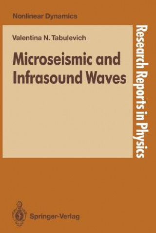 Kniha Microseismic and Infrasound Waves Valentina N. Tabulevich