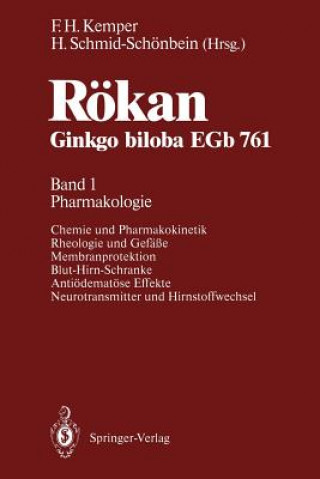 Kniha Rökan Ginkgo biloba EGb 761 Fritz H. Kemper