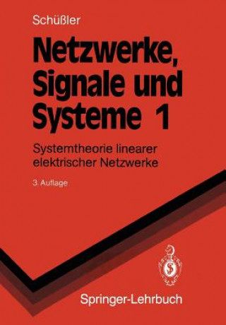 Livre Systemtheorie linearer elektrischer Netzwerke Hans W. Schüßler