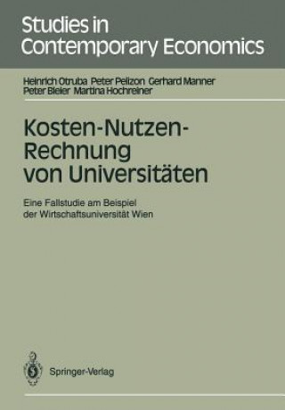 Carte Kosten-Nutzen-Rechnung von Universitaten Heinrich Otruba