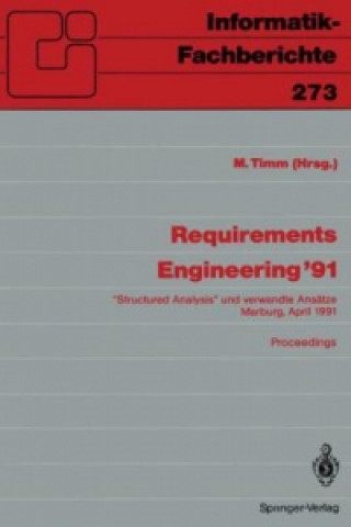 Book Requirements Engineering '91 Michael Timm