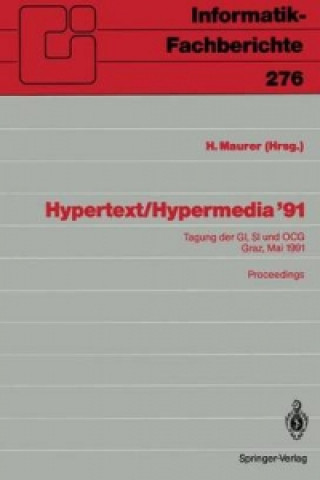 Kniha Hypertext / Hypermedia '91 Hermann Maurer