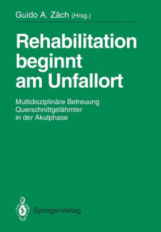 Kniha Rehabilitation Beginnt am Unfallort Guido A. Zäch