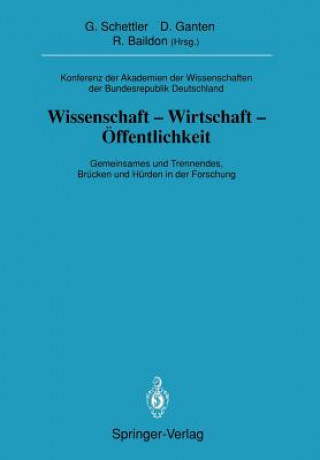 Kniha Konferenz Der Akademien Der Wissenschaften Der Bundesrepublik Deutschland. Wissenschaft -Wirtschaft -Offentlichkeit Reinhard Baildon