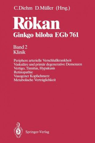 Könyv Rökan Ginkgo biloba EGb 761 Curt Diehm