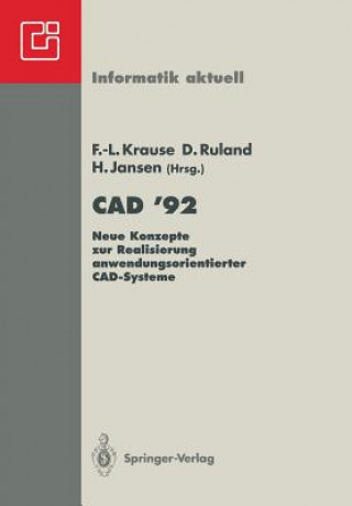 Книга CAD '92 Helmut Jansen