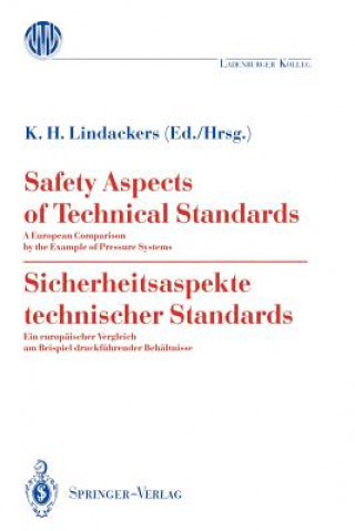 Livre Safety Aspects of Technical Standards / Sicherheitsaspekte Technischer Standards Karl H. Lindackers