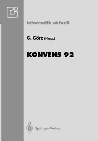 Książka Konvens 92 Günther Görz