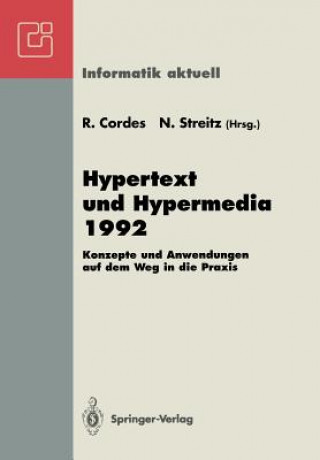 Kniha Hypertext Und Hypermedia 1992 Ralf Cordes