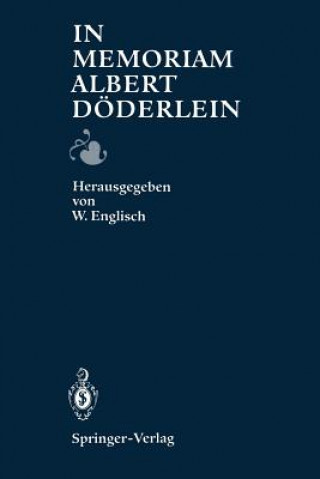 Buch In Memoriam Albert Doderlein Werner Englisch