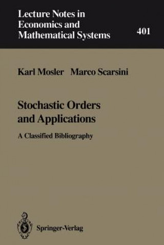 Knjiga Stochastic Orders and Applications Karl Mosler