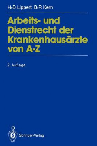 Carte Arbeits- und Dienstrecht Der Krankenhausarzte Von A-Z Hans-Dieter Lippert