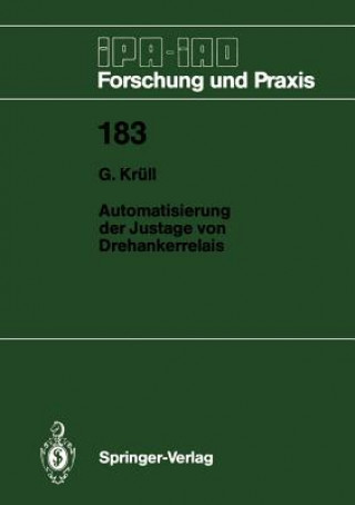 Книга Automatisierung der Justage von Drehankerrelais Georg Krüll