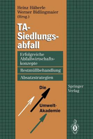 Könyv TA-Siedlungsabfall Werner Bidlingmaier