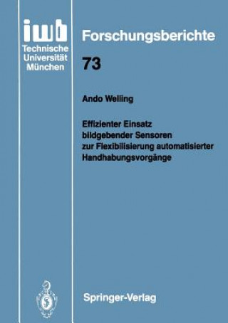 Kniha Effizienter Einsatz Bildgebender Sensoren zur Flexibilisierung Automatisierter Handhabungsvorgange Ando Welling