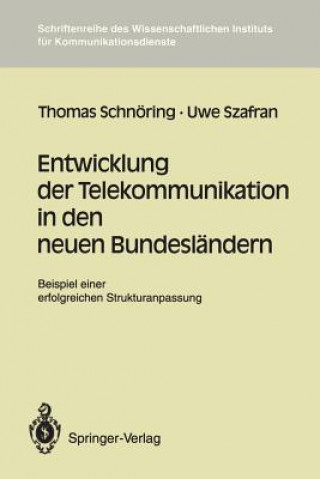 Kniha Entwicklung der Telekommunikation in den Neuen Bundeslandern Thomas Schnöring