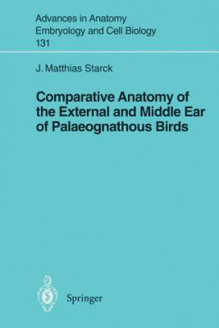 Könyv Comparative Anatomy of the External and Middle Ear of Palaeognathous Birds J. Matthias Starck