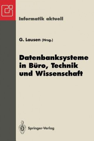 Kniha Datenbanksysteme in Buro, Technik und Wissenschaft Georg Lausen
