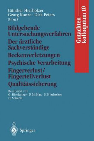 Książka Gutachtenkolloquium 10 Günther Hierholzer