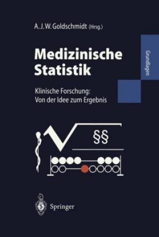 Książka Medizinische Statistik A. J. W. Goldschmidt