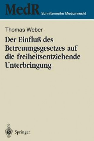 Carte Einfluss des Betreuungsgesetzes auf die Freiheitsentziehende Unterbringung Thomas Weber