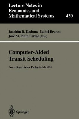 Buch Computer-Aided Transit Scheduling Isabel Branco