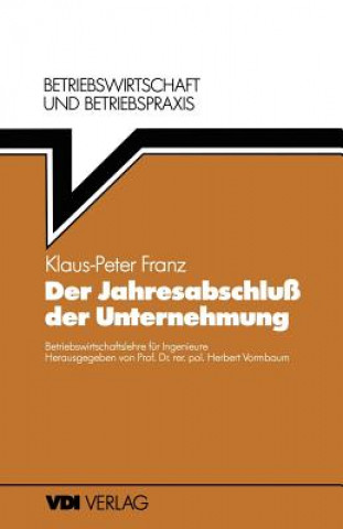 Book Jahresabschluss der Unternehmung Klaus-Peter Franz