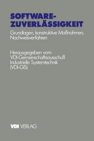 Book Software-Zuverlässigkeit VDI-Gemeinschaftsausschuß Industrielle Systemtechnik