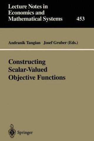 Könyv Constructing Scalar-Valued Objective Functions Josef Gruber