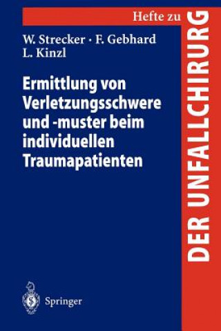 Kniha Ermittlung von Verletzungsschwere und -muster beim individuellen Traumapatienten Wolf Strecker