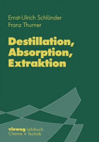 Kniha Destillation, Absorption, Extraktion Ernst-Ulrich Schlünder