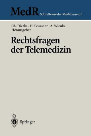 Kniha Rechtsfragen Der Telemedizin Christian Dierks
