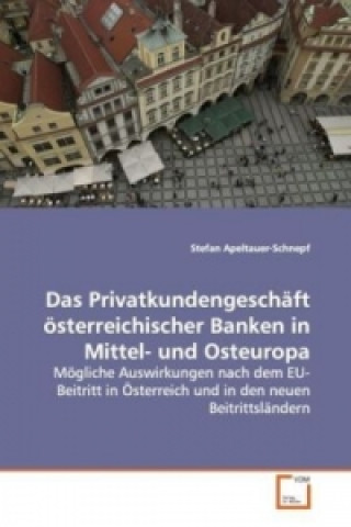 Kniha Das Privatkundengeschäft  österreichischer Banken  in Mittel- und Osteuropa Stefan Apeltauer-Schnepf