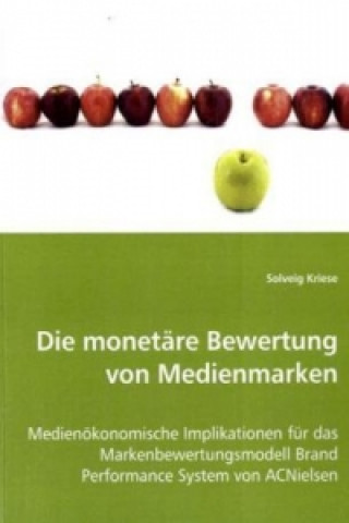 Livre Die monetäre Bewertung von Medienmarken Solveig Kriese