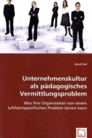 Carte Unternehmenskultur als pädagogisches Vermittlungsproblem Gerd Essl