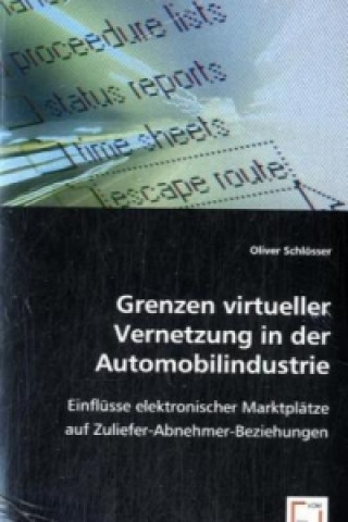 Könyv Grenzen virtueller Vernetzung in der Automobilindustrie Oliver Schlösser