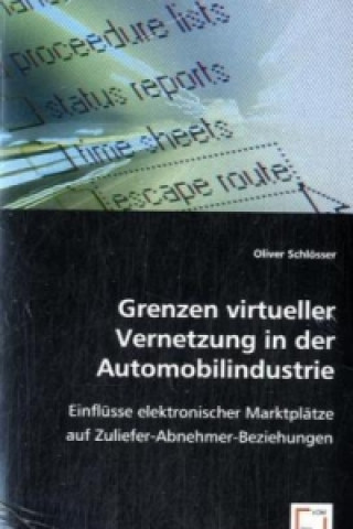 Kniha Grenzen virtueller Vernetzung in der Automobilindustrie Oliver Schlösser