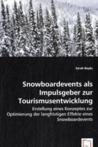 Knjiga Snowboardevents als Impulsgeber zur Tourismusentwicklung Sarah Boyks