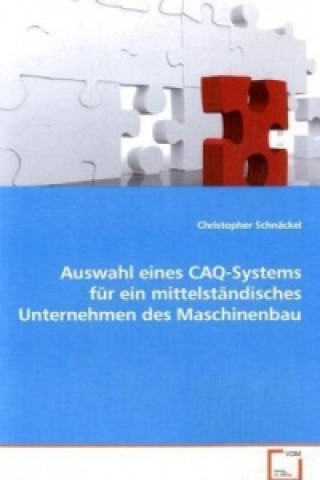 Kniha Auswahl eines CAQ-Systems für ein mittelständisches Unternehmen des Maschinenbau Christopher Schnäckel