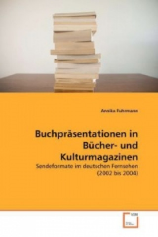 Knjiga Buchpräsentationen in Bücher- und Kulturmagazinen Annika Fuhrmann