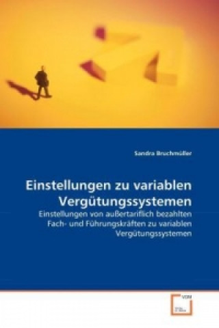 Kniha Einstellungen zu variablen Vergütungssystemen Sandra Bruchmüller