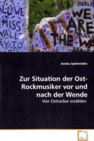 Книга Zur Situation der Ost-Rockmusiker vor und nach der Wende Annika Splettstößer
