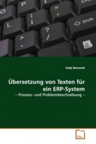 Kniha Übersetzung von Texten für ein ERP-System Katja Borowski