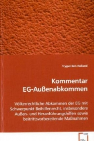 Book Kommentar EG-Außenabkommen Trygve B. Holland