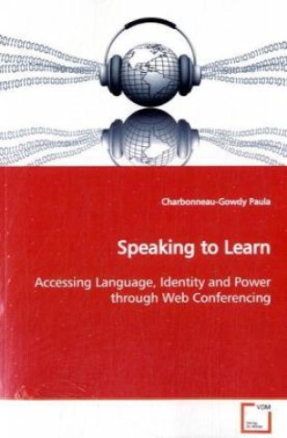 Book Speaking to Learn Charbonneau-Gowdy Paula