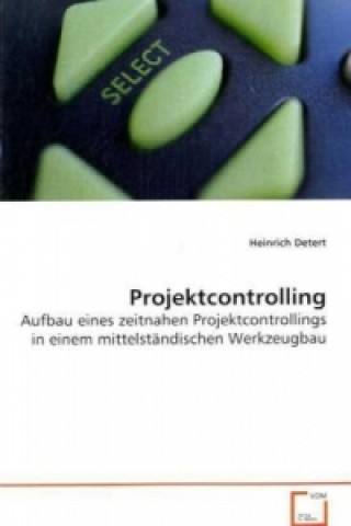 Knjiga Projektcontrolling Heinrich Detert