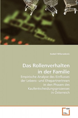 Book Rollenverhalten in der Familie Isabell Miloradovic